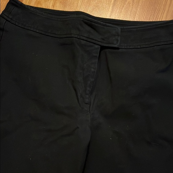 Chico's Classic Black Women's Pants Size 2 Flat Front - Picture 2 of 5